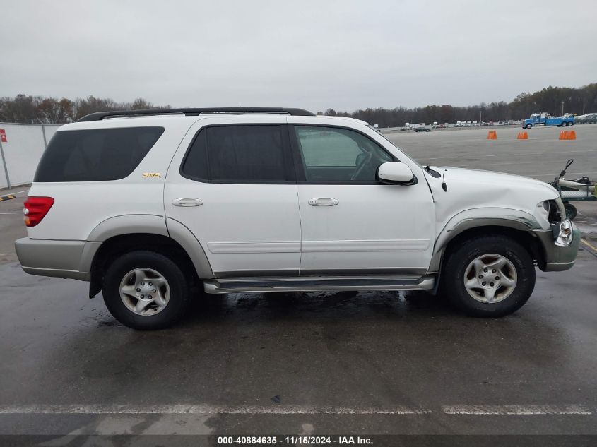 2002 Toyota Sequoia Sr5 V8 VIN: 5TDBT44A62S102610 Lot: 40884635