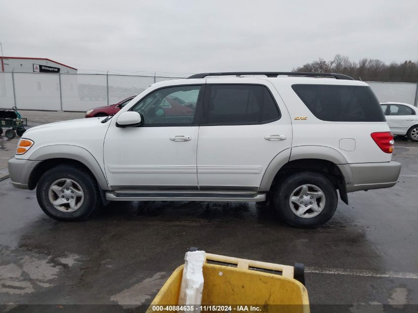 2002 Toyota Sequoia Sr5 V8 VIN: 5TDBT44A62S102610 Lot: 40884635