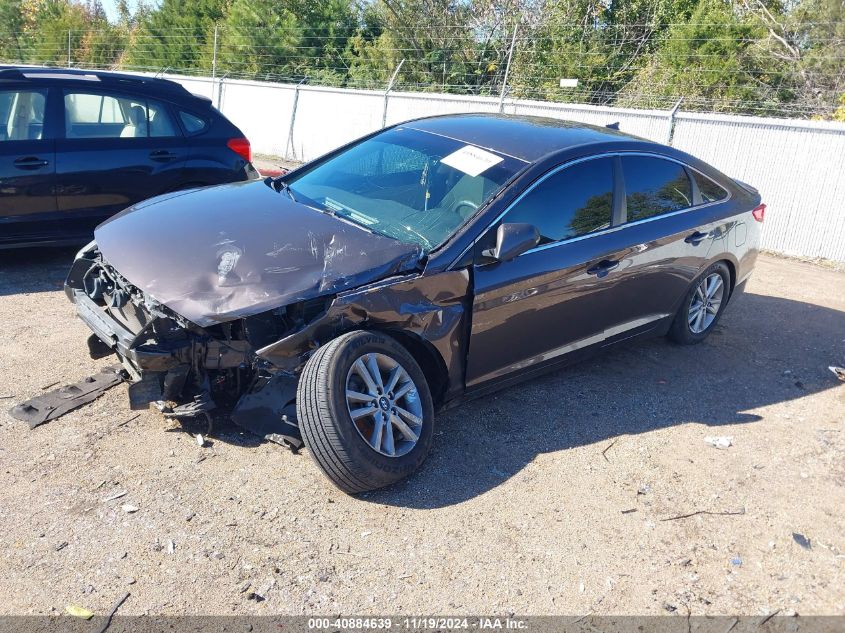 VIN 5NPE24AF6GH379898 2016 Hyundai Sonata, SE no.2