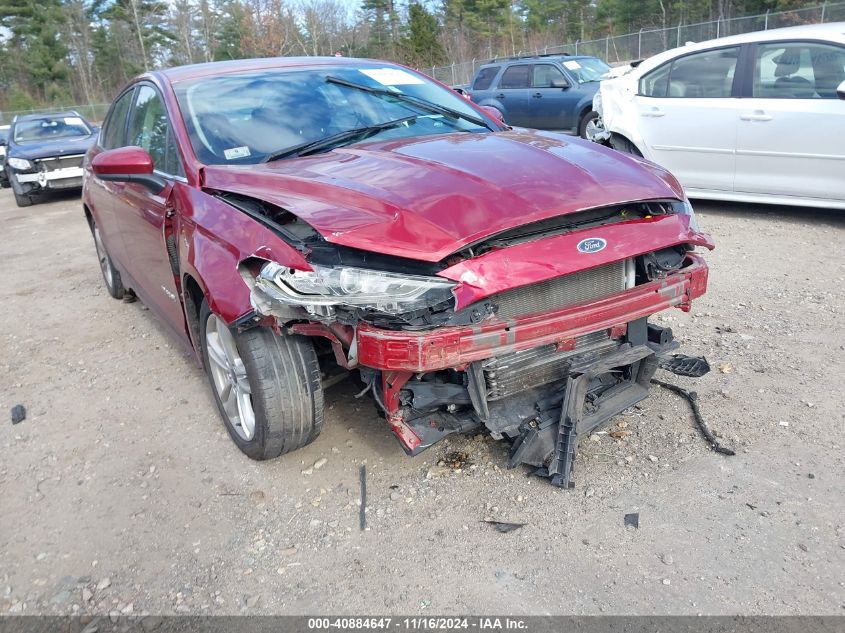 2018 Ford Fusion Hybrid Se VIN: 3FA6P0LUXJR175304 Lot: 40884647