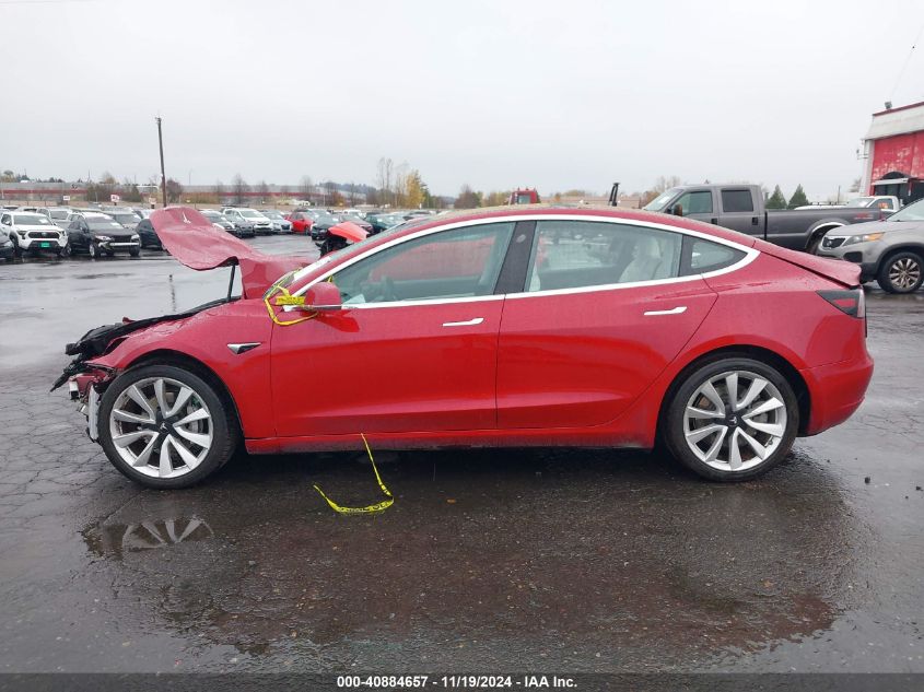 2018 Tesla Model 3 Long Range/Performance VIN: 5YJ3E1EA9JF169359 Lot: 40884657