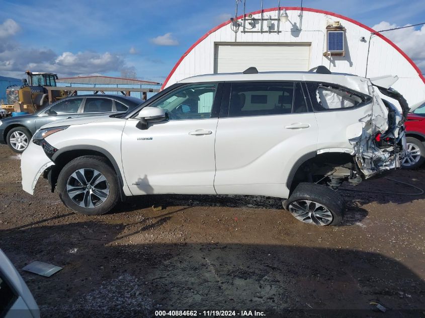 2020 Toyota Highlander Hybrid Xle VIN: 5TDHBRCH3LS500464 Lot: 40884662