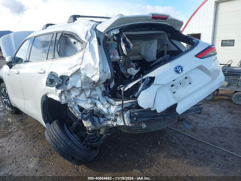 2020 Toyota Highlander Hybrid Xle VIN: 5TDHBRCH3LS500464 Lot: 40884662