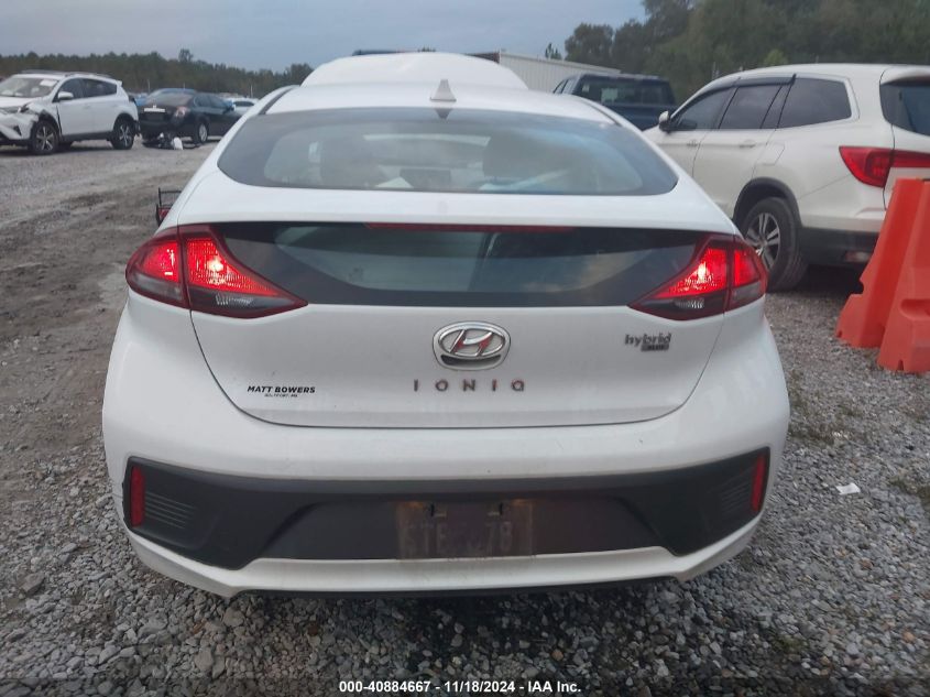 2020 Hyundai Ioniq Hybrid Blue VIN: KMHC65LC0LU212176 Lot: 40884667