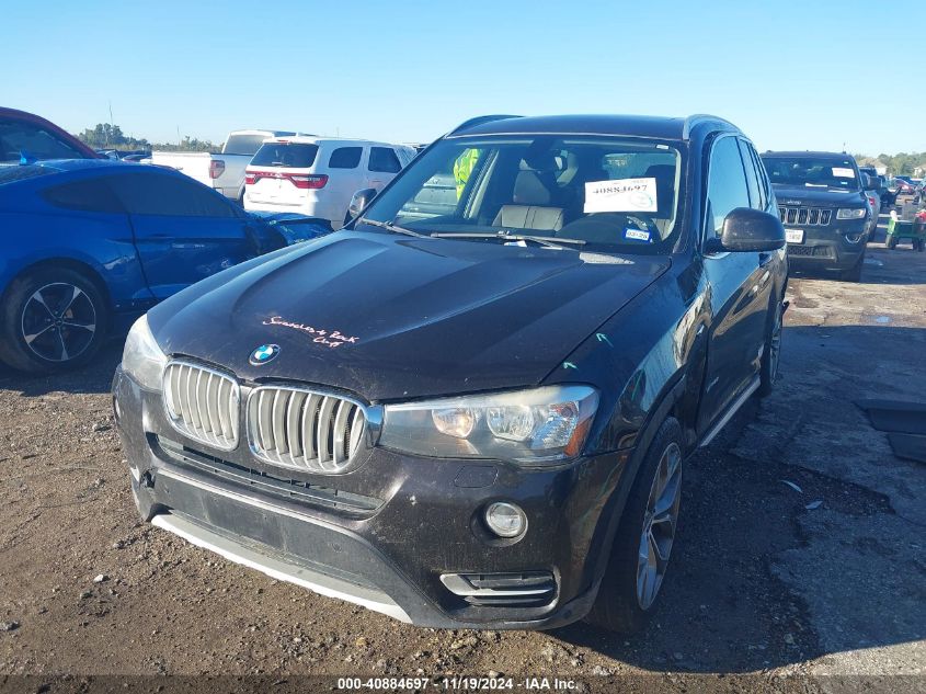 VIN 5UXWZ7C59G0M83738 2016 BMW X3 no.2