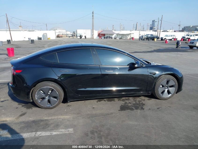 2022 Tesla Model 3 Rear-Wheel Drive VIN: 5YJ3E1EA3NF358370 Lot: 40884730