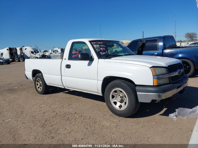 2005 Chevrolet Silverado 1500 Work Truck VIN: 1GCEC14V45Z349173 Lot: 40884769