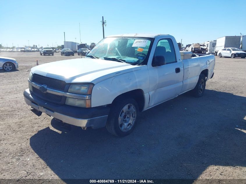 2005 Chevrolet Silverado 1500 Work Truck VIN: 1GCEC14V45Z349173 Lot: 40884769