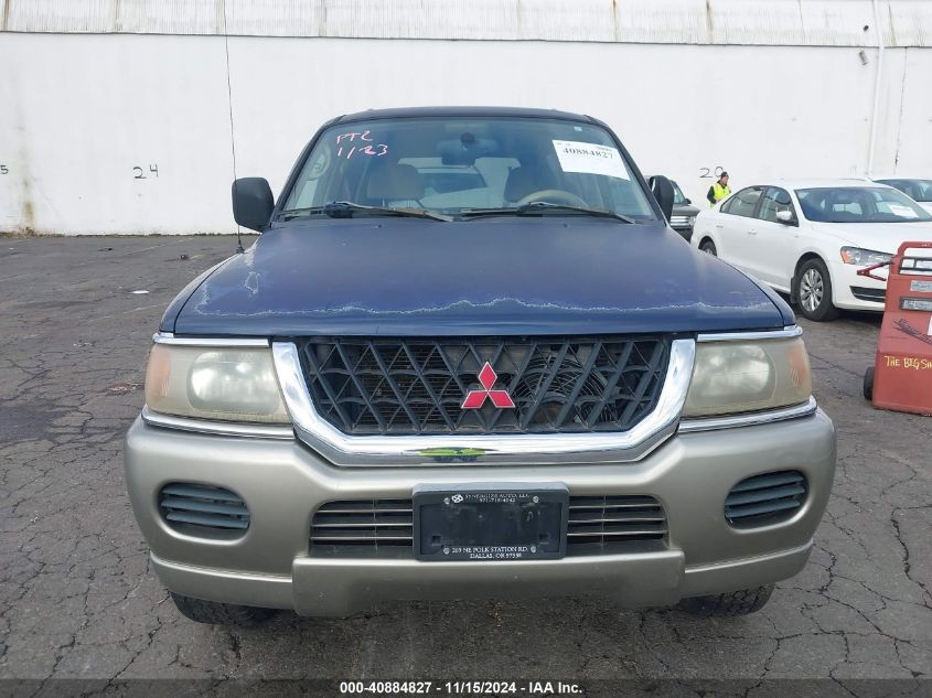 2001 Mitsubishi Montero Sport Xls VIN: JA4MT31H41P005347 Lot: 40884827