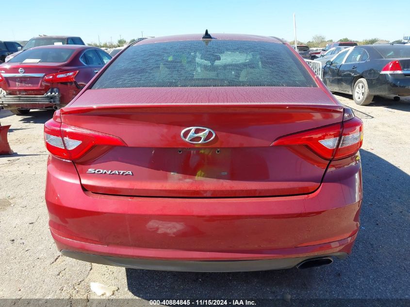 2016 Hyundai Sonata Se VIN: 5NPE24AF7GH379991 Lot: 40884845