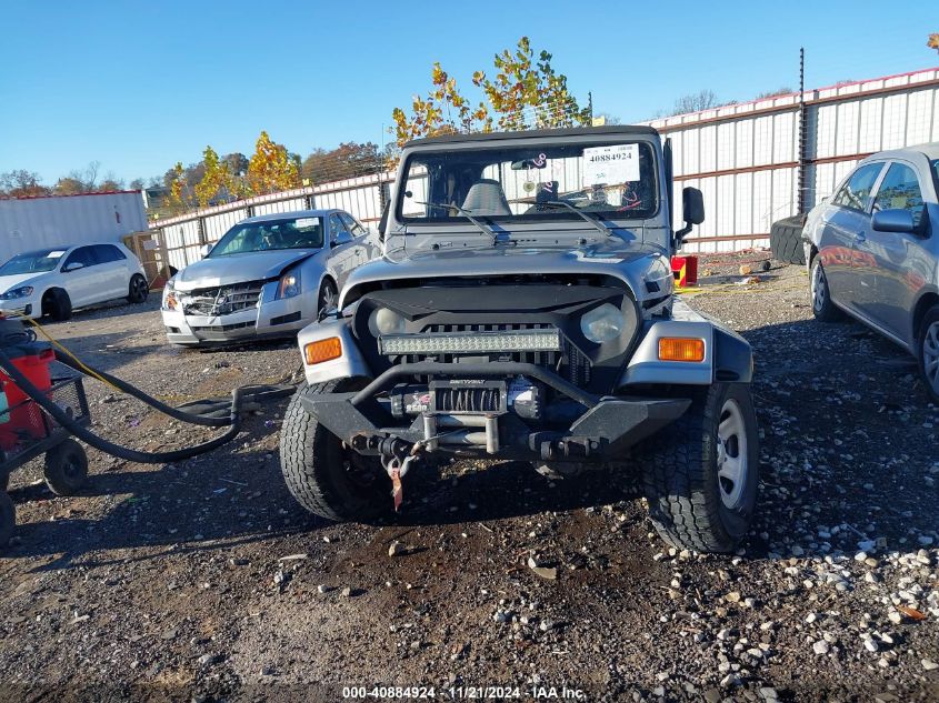 2001 Jeep Wrangler Sport VIN: 1J4FA49S41P346560 Lot: 40884924