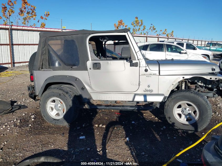 2001 Jeep Wrangler Sport VIN: 1J4FA49S41P346560 Lot: 40884924