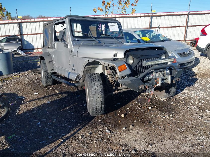 2001 Jeep Wrangler Sport VIN: 1J4FA49S41P346560 Lot: 40884924