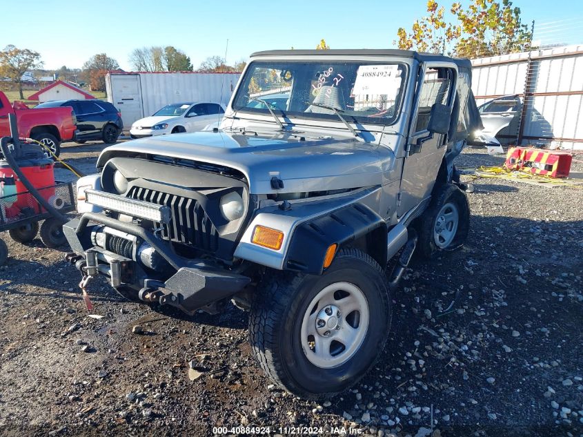 2001 Jeep Wrangler Sport VIN: 1J4FA49S41P346560 Lot: 40884924