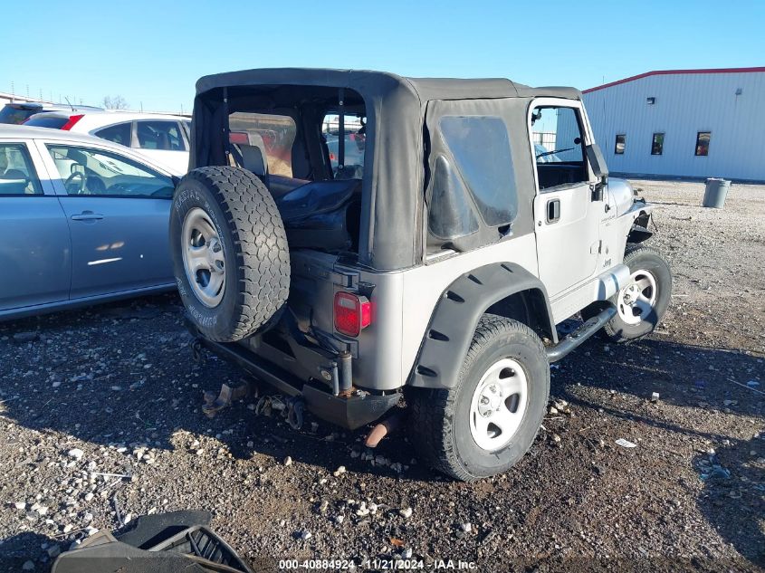 2001 Jeep Wrangler Sport VIN: 1J4FA49S41P346560 Lot: 40884924