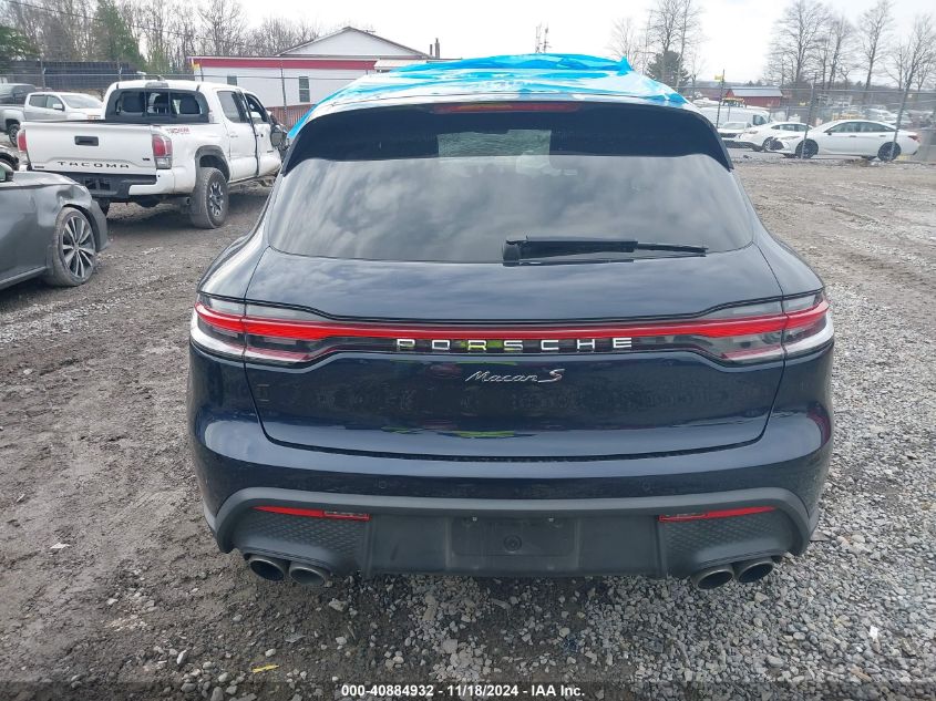 2022 Porsche Macan S VIN: WP1AG2A57NLB22154 Lot: 40884932