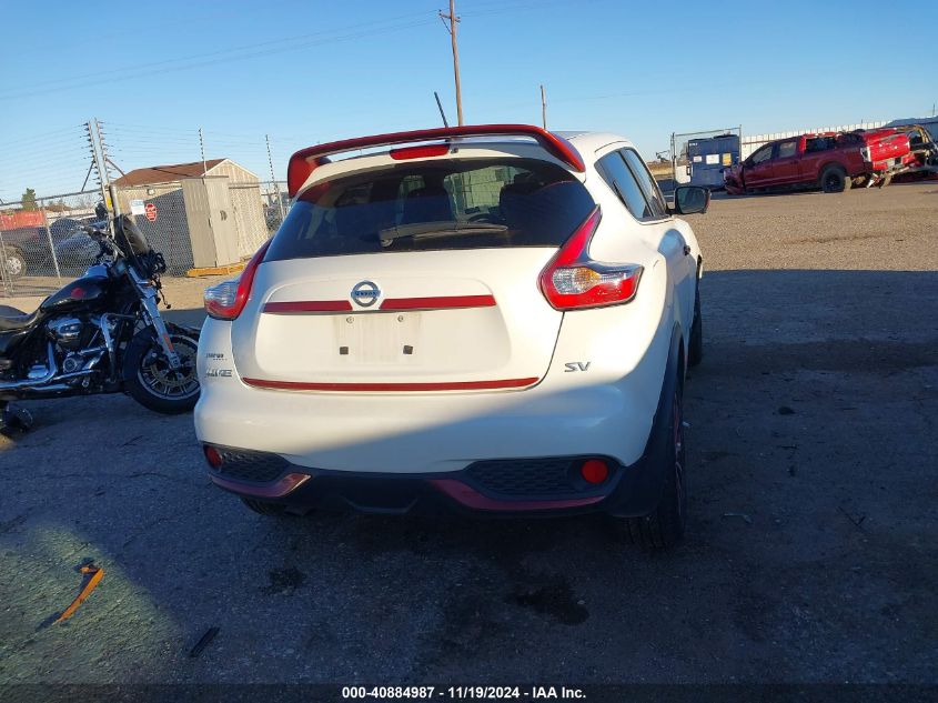 2015 Nissan Juke Sv VIN: JN8AF5MR8FT506048 Lot: 40884987