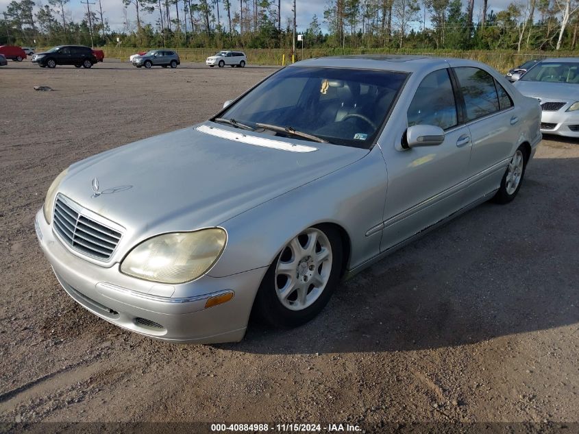 2001 Mercedes-Benz S 500 VIN: WDBNG75J01A190100 Lot: 40884988