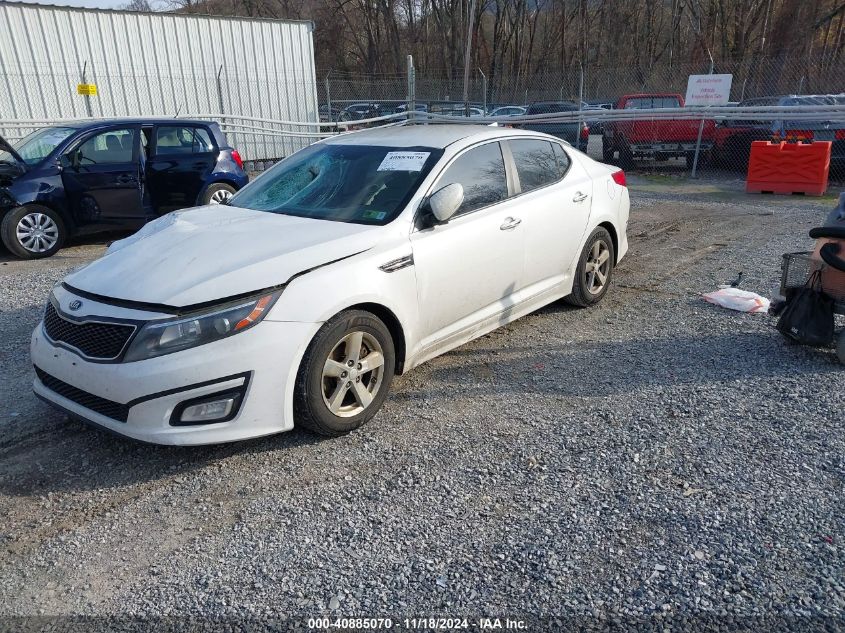 VIN KNAGM4A74F5533841 2015 KIA Optima, LX no.2