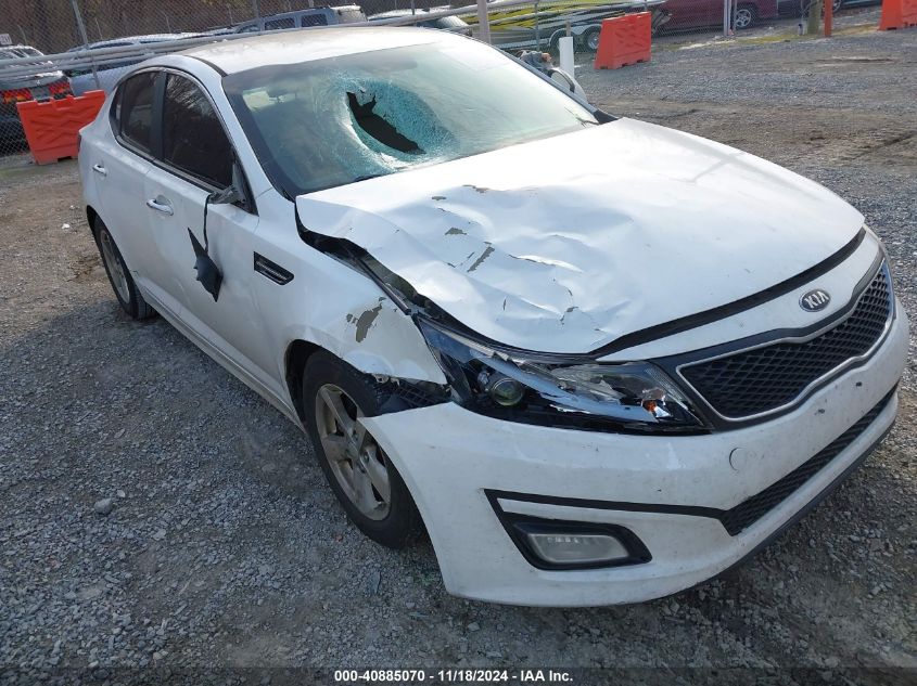 2015 Kia Optima Lx VIN: KNAGM4A74F5533841 Lot: 40885070