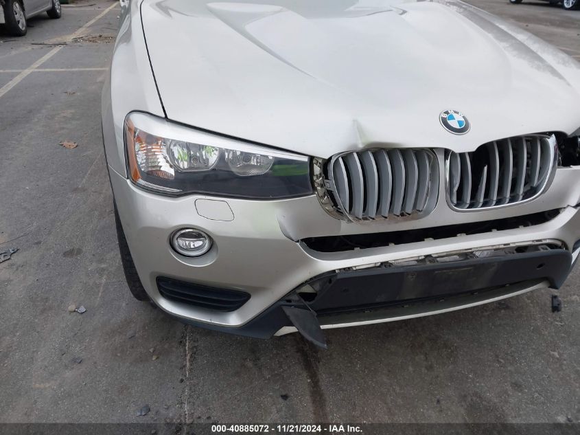 2015 BMW X3 xDrive28I VIN: 5UXWX9C58F0D51282 Lot: 40885072