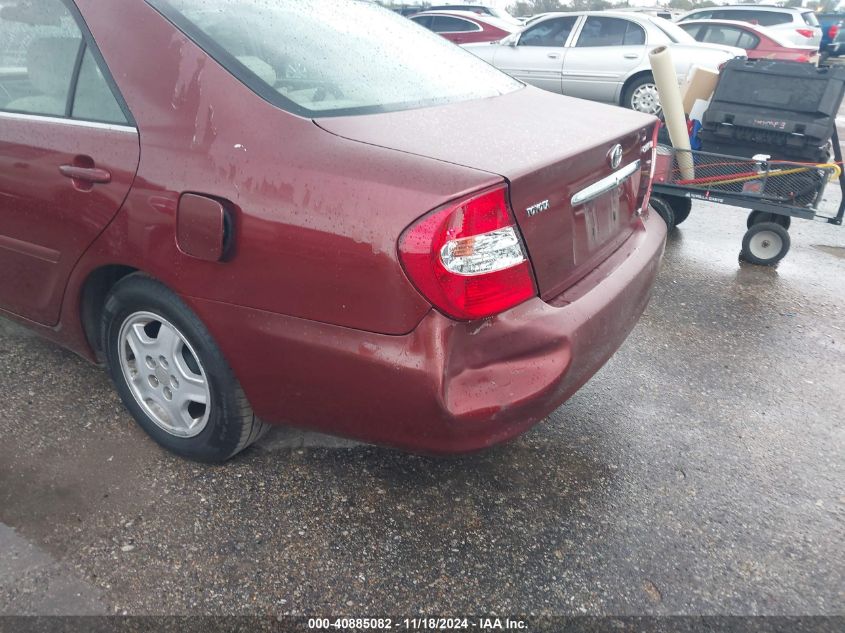 2003 Toyota Camry Le V6 VIN: 4T1BF30K03U038444 Lot: 40885082