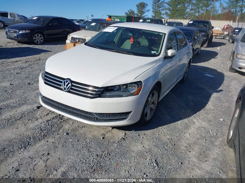 2014 VOLKSWAGEN PASSAT 1.8T SE - 1VWBS7A35EC118133