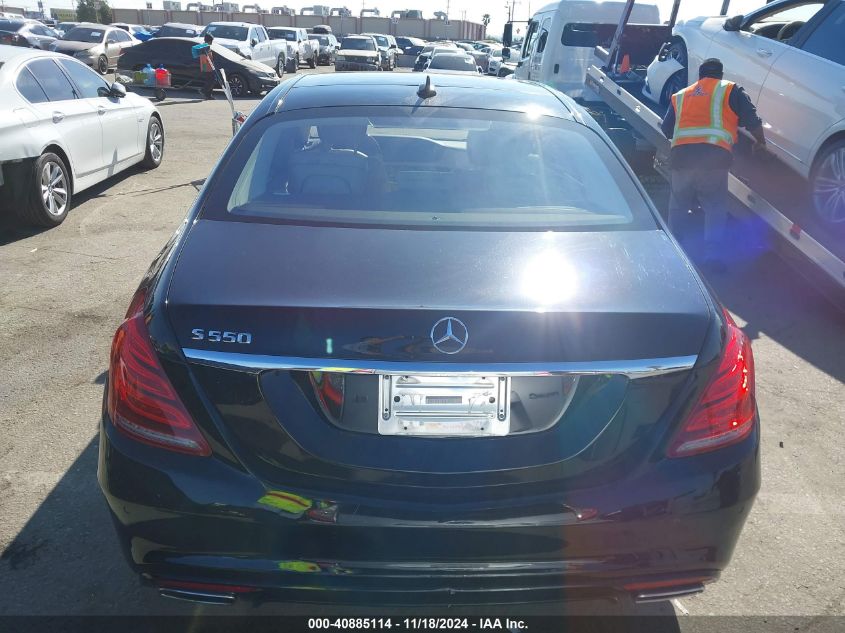 2015 Mercedes-Benz S 550 VIN: WDDUG8CB4FA081442 Lot: 40885114