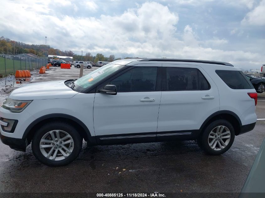 2017 Ford Explorer Xlt VIN: 1FM5K7D80HGC13215 Lot: 40885125