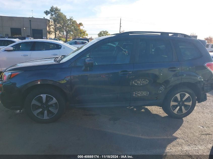 2018 Subaru Forester 2.5I Premium VIN: JF2SJAGC7JH485849 Lot: 40885174