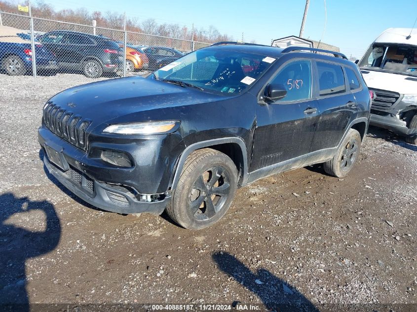 2016 Jeep Cherokee Altitude VIN: 1C4PJMAS1GW340154 Lot: 40885187