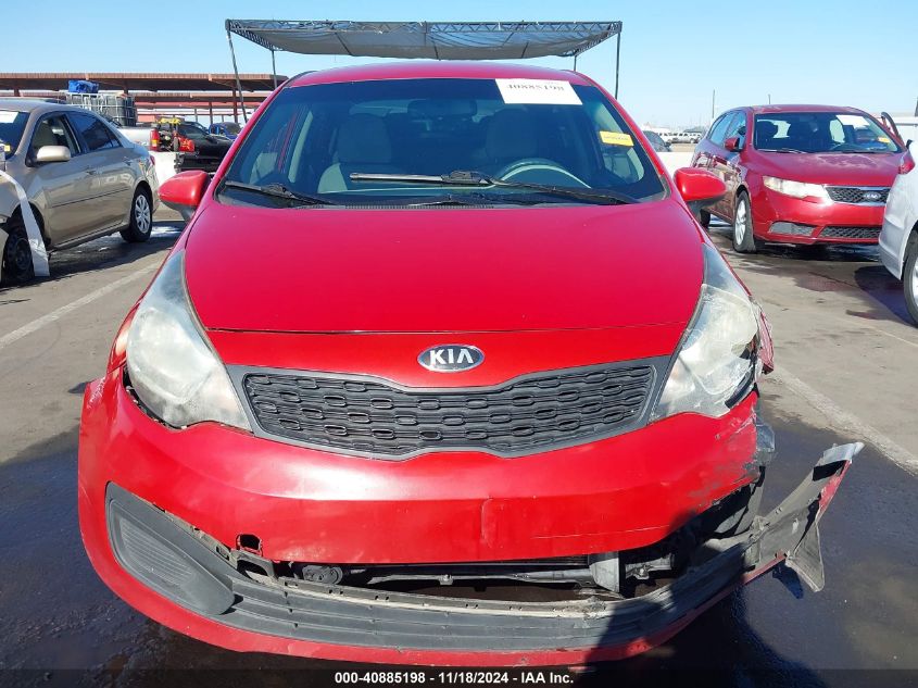 2013 Kia Rio Lx VIN: KNADM4A39D6121423 Lot: 40885198