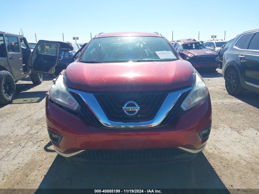 2017 Nissan Murano Platinum/S/Sl/Sv VIN: 5N1AZ2MG4HN102747 Lot: 40885199