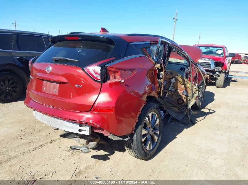 2017 Nissan Murano Platinum/S/Sl/Sv VIN: 5N1AZ2MG4HN102747 Lot: 40885199