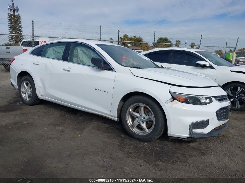 2016 Chevrolet Malibu Ls VIN: 1G1ZB5ST5GF299703 Lot: 40885216