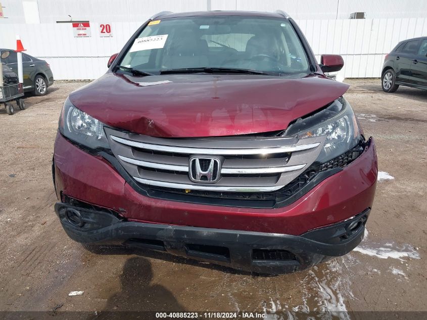 2014 Honda Cr-V Ex-L VIN: 5J6RM3H74EL037454 Lot: 40885223