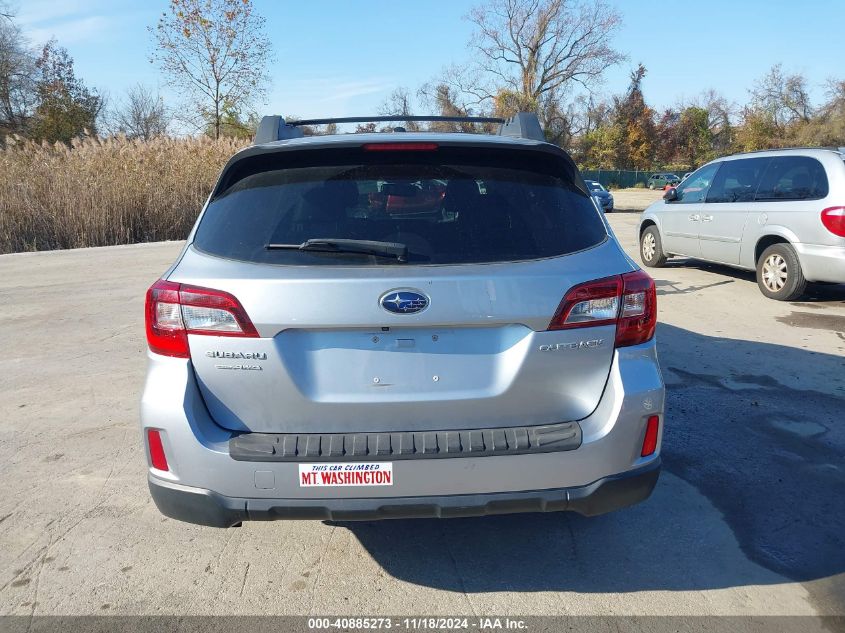 2015 Subaru Outback 2.5I Limited VIN: 4S4BSBLC0F3230029 Lot: 40885273