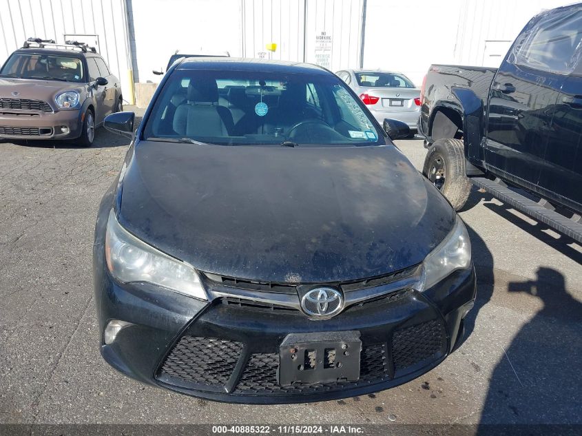 2015 Toyota Camry Se VIN: 4T1BF1FK4FU052203 Lot: 40885322