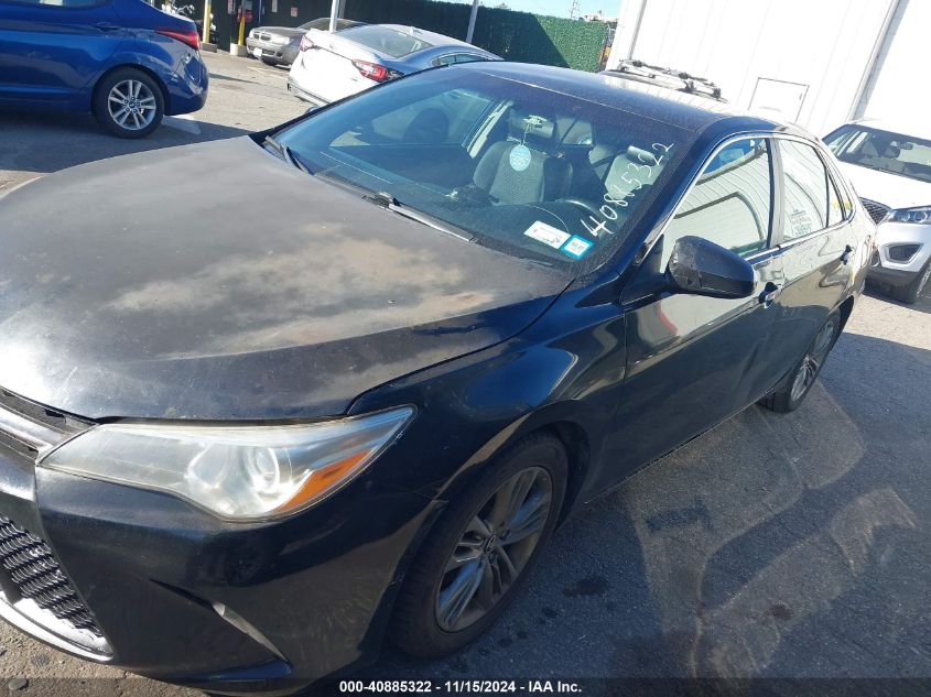 2015 Toyota Camry Se VIN: 4T1BF1FK4FU052203 Lot: 40885322