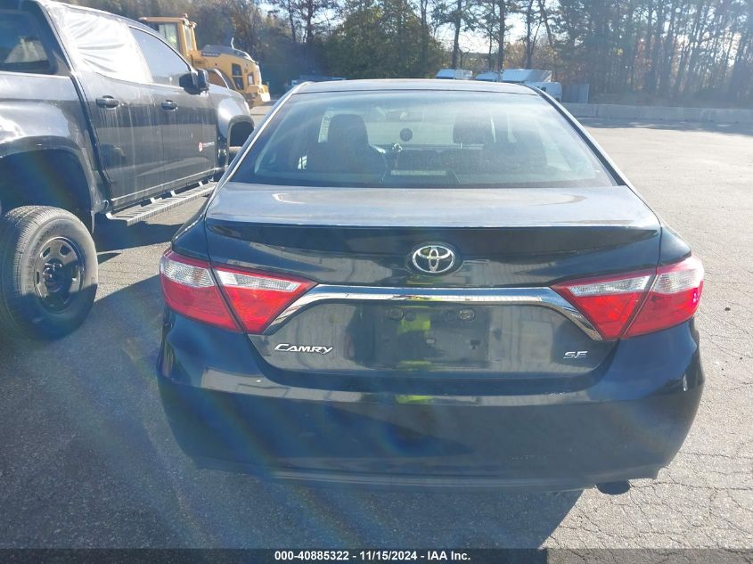 2015 Toyota Camry Se VIN: 4T1BF1FK4FU052203 Lot: 40885322