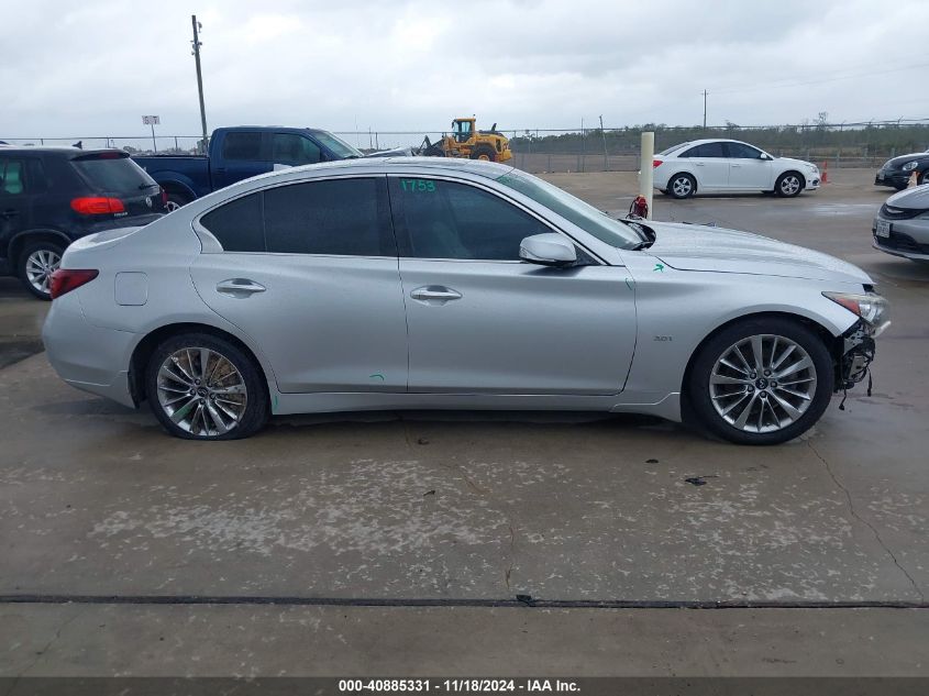 2018 Infiniti Q50 3.0T Luxe VIN: JN1EV7AP4JM352023 Lot: 40885331