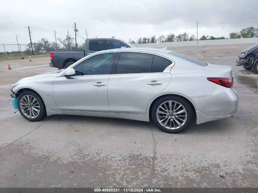 2018 Infiniti Q50 3.0T Luxe VIN: JN1EV7AP4JM352023 Lot: 40885331