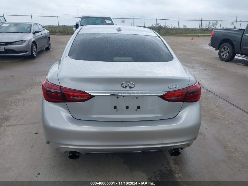 2018 Infiniti Q50 3.0T Luxe VIN: JN1EV7AP4JM352023 Lot: 40885331