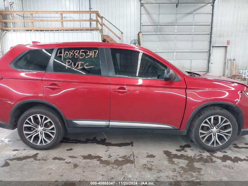 2018 Mitsubishi Outlander Es VIN: JA4AZ3A37JZ059204 Lot: 40885347