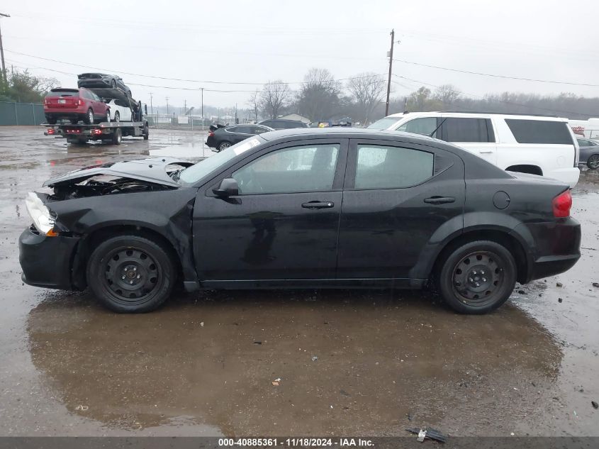 2013 Dodge Avenger Se VIN: 1C3CDZAB2DN535334 Lot: 40885361