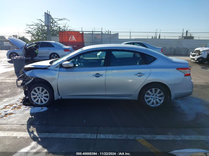 2015 Nissan Sentra Sv VIN: 3N1AB7AT6FY275361 Lot: 40885394