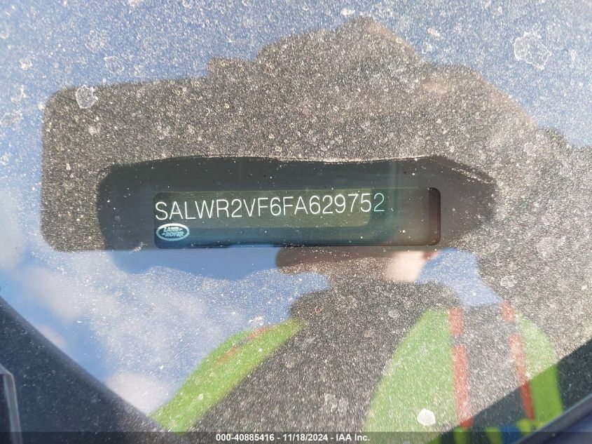 VIN SALWR2VF6FA629752 2015 Land Rover Range Rover,... no.9