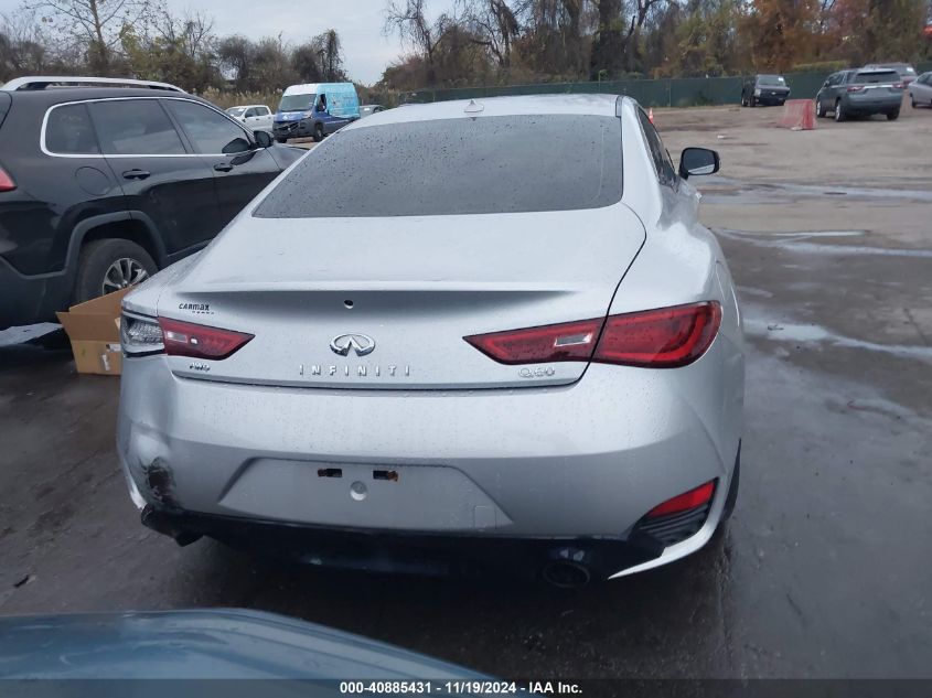 2017 Infiniti Q60 2.0T VIN: JN1CV7EL0HM320940 Lot: 40885431