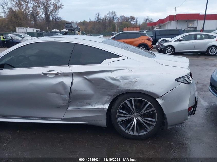 2017 Infiniti Q60 2.0T VIN: JN1CV7EL0HM320940 Lot: 40885431