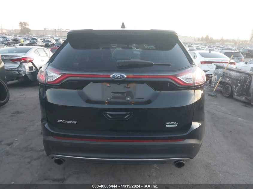 2018 Ford Edge Sel VIN: 2FMPK3J97JBB95338 Lot: 40885444